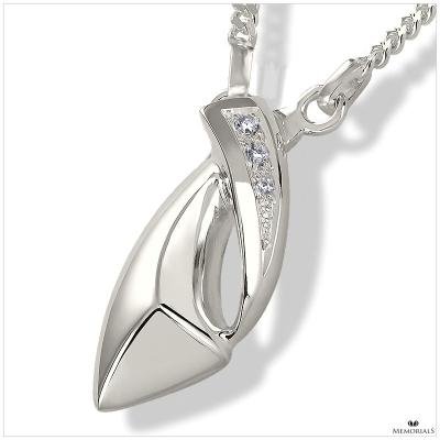 Crystal Design Pendant Locket for Ashes